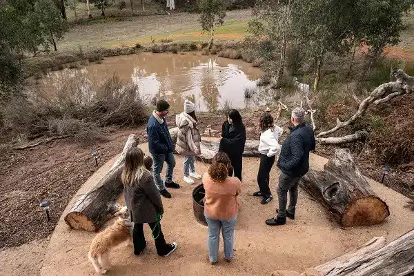 a group of people on a holiday adventure