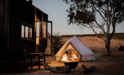 the exterior view of cabn mila